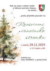 Slavnostní rozsvícení vánočního stromečku